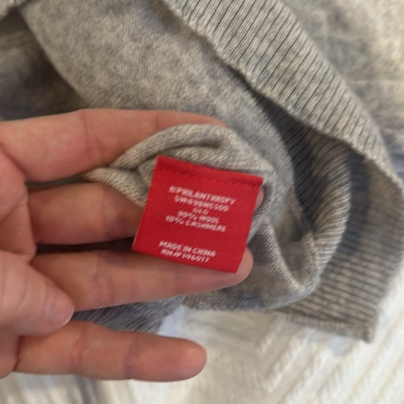 N:philanthropy Grey Wool/Cashmere Sweater - Picture 5 of 6